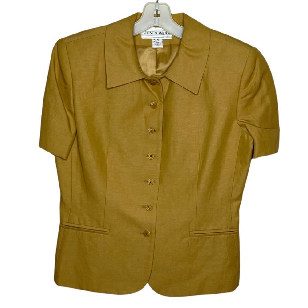 Jones‎ Wear Linen Blend Blazer
